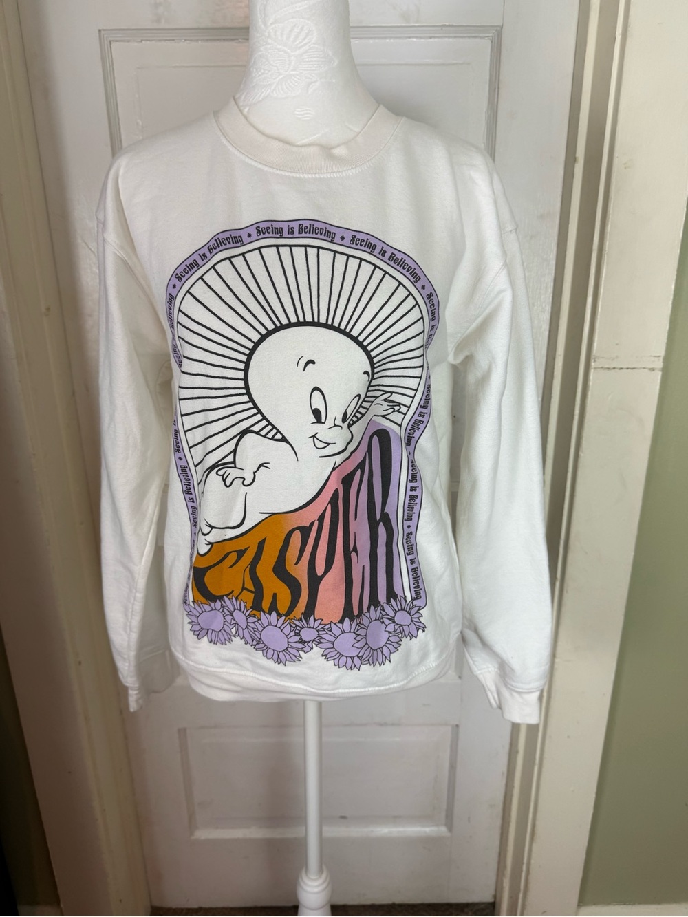 Casper the Friendly Ghost Crewneck Sweatshirt NWOT
